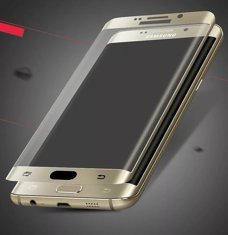 Samsung G935F Galaxy S7 Edge Case Friendly Full Tempered Glass Screen Protector