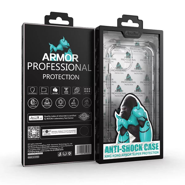 iPhone 15 Atouchbo Genuine Anti-Shock Kong Super Protective TPU Gel Case