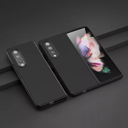 Two Piece Soft Feel PC 360 Protective Shell Case For Galaxy Fold 3