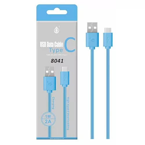 Type-C USB 2A Fast Charging 1 Metre Charge / Data Sync Cable – Retail Packed