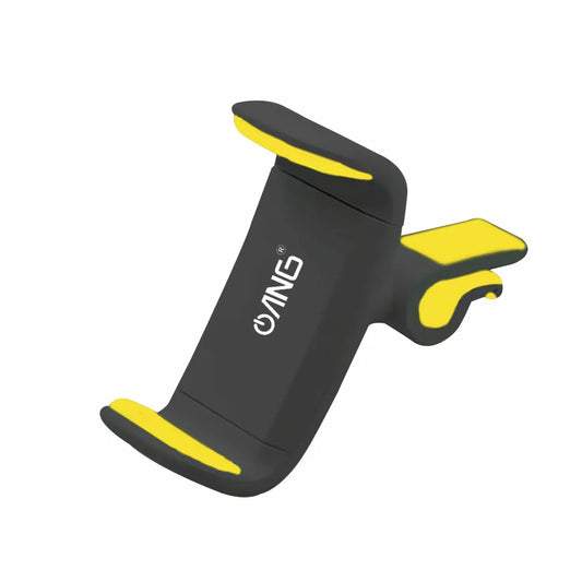 ANG In-Car Magnetic Car Vent Phone Holder - Black &amp; Yellow