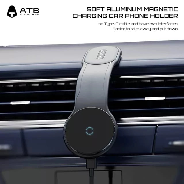 ATB Design Foldable Magnetic 15W Wireless Car Phone Charger
