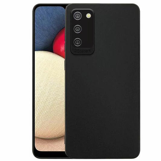 Matte Black Cross Pattern TPU Gel Case With Camera Cover - Samsung Models