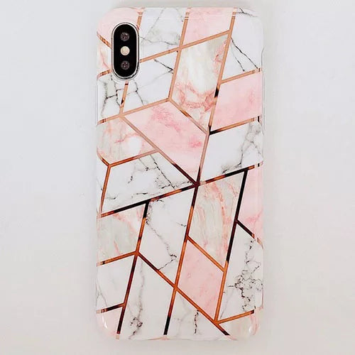 iPhone 11 IMD Marble Effect Soft TPU Back Case / Cover