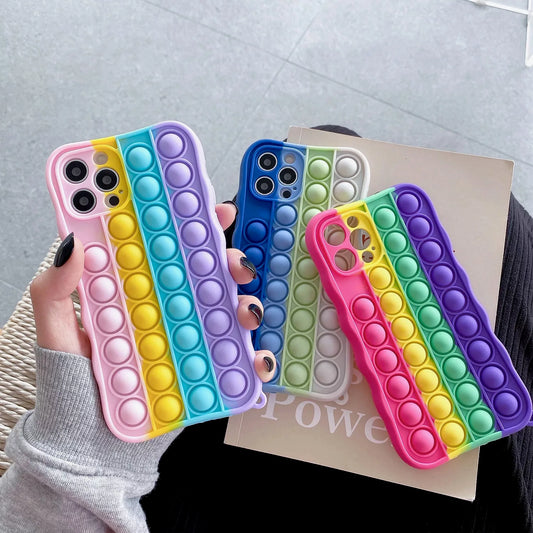 Pop It Fidget Push Bubble Case - iPhone Models