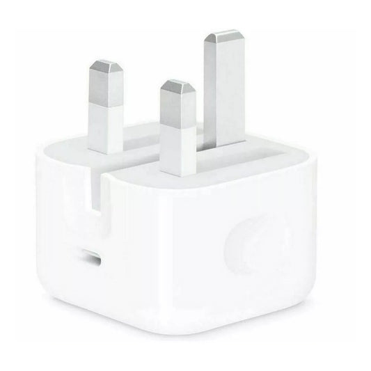 Genuine Apple MHJF3B/A 20W 3 Pin UK USB-C Mains Charger Power Adapter