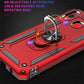 Samsung Galaxy A40 Hybrid Dual-Layer Armor Case With Magnetic Ring Stand