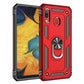 Samsung Galaxy A40 Hybrid Dual-Layer Armor Case With Magnetic Ring Stand