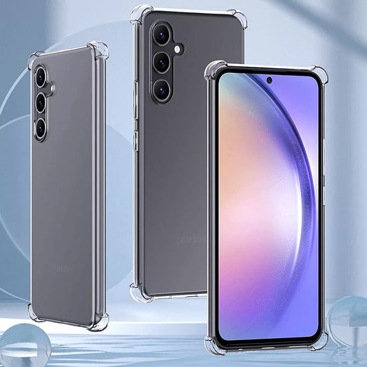 Samsung Galaxy A54 5G Anti-Burst Protective Shockproof Clear TPU Gel Case