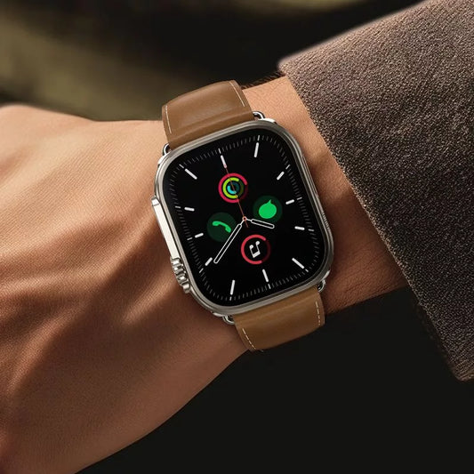 Apple Watch Real Leather Premium Band With Magnetic Buckle