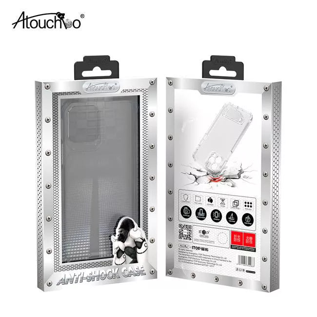 Atouchbo Genuine Anti-Shock Crystal Diamond Shockproof Armor TPU Gel Case - iPhone Series