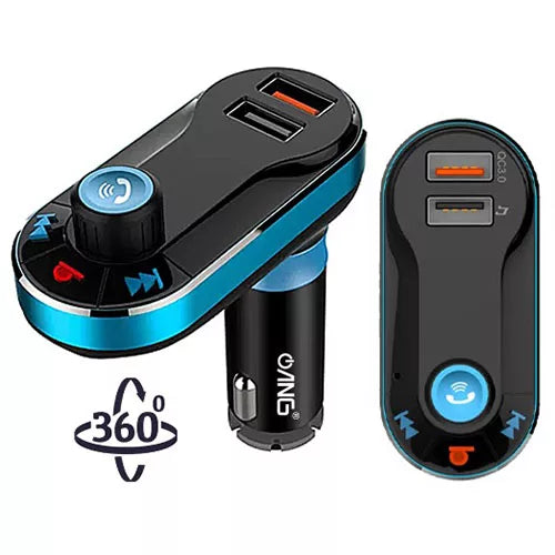Twin USB FM Transmitter Wireless Bluetooth Car Charger Handsfree