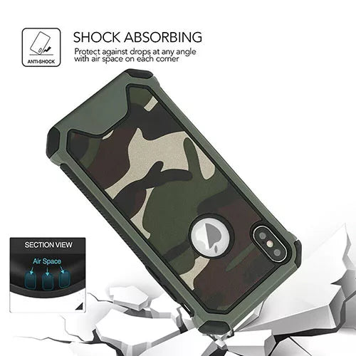 iPhone Camo / Camouflage Design Heavy Duty Shockproof Case
