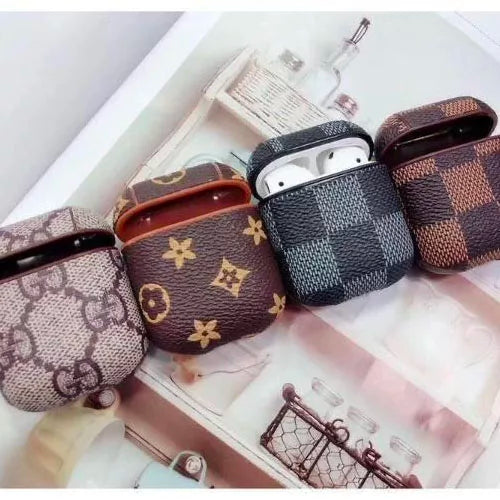 Designer Fashion Airpod 1 2 Case / Cover With Belt Buckle