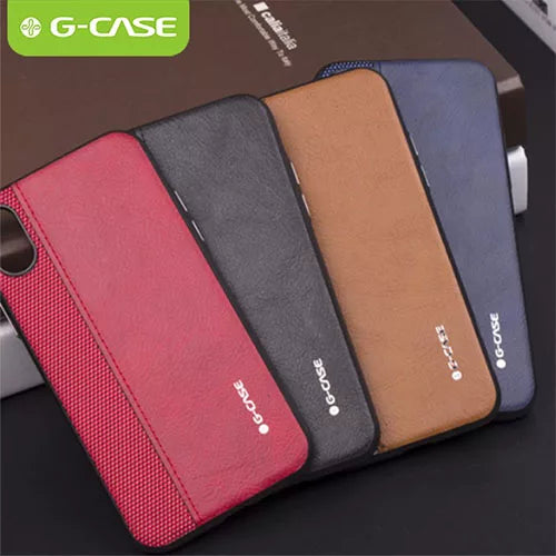 G-Case Earl Series PU Leather Canvas Case - iPhone XS Max