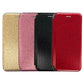 Slim Fitting Fashion Wallet Case With Magnetic Closing & Glitter Effect