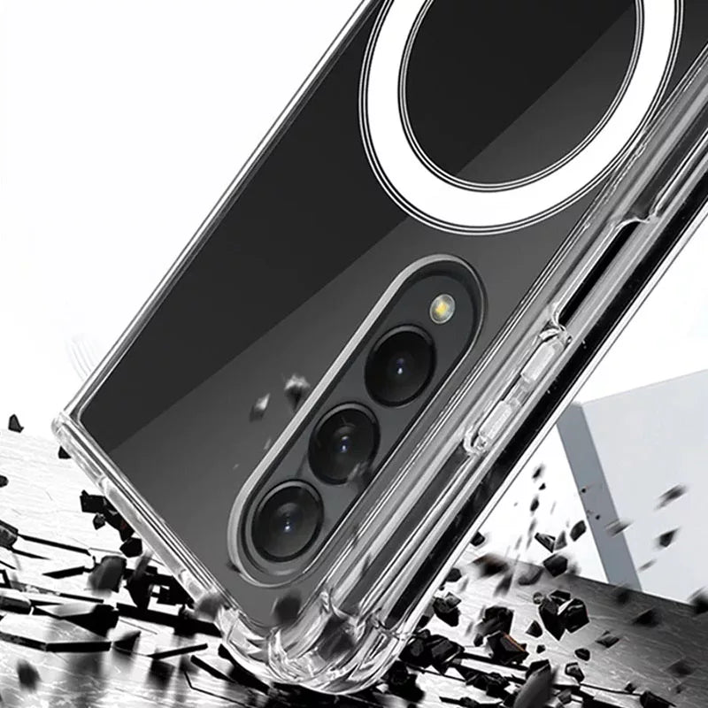 Samsung Galaxy Z Fold 4 Shockproof Anti-Shock Magnetic Charging TPU Gel Case