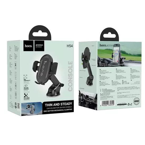 Windscreen Dashboard Adjustable One-Button In-Car Holder Hoco H54