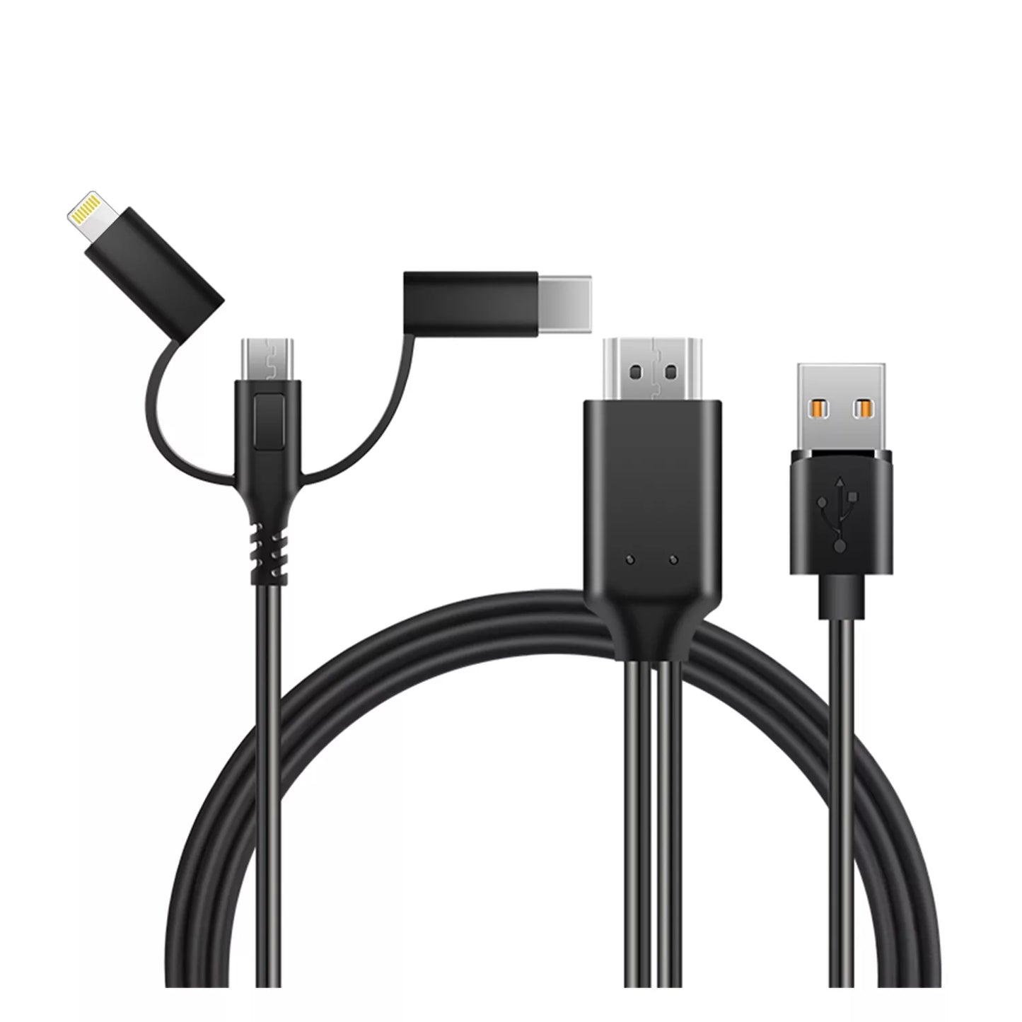 1080P HDMI USB Cable Phone To HDTV Adapter