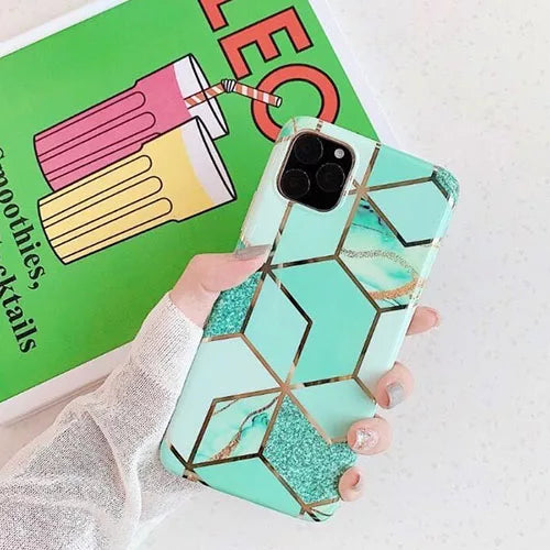 iPhone SE 2020 / 7 / 8 IMD Marble Effect Soft TPU Back Case / Cover