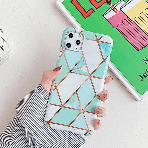 iPhone SE 2020 / 7 / 8 IMD Marble Effect Soft TPU Back Case / Cover