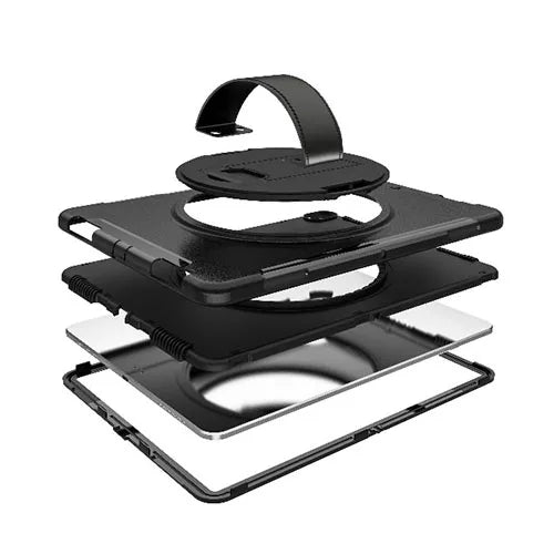 iPad Pro 11" Heavy Duty Shockproof Case With Swivel Stand Strap