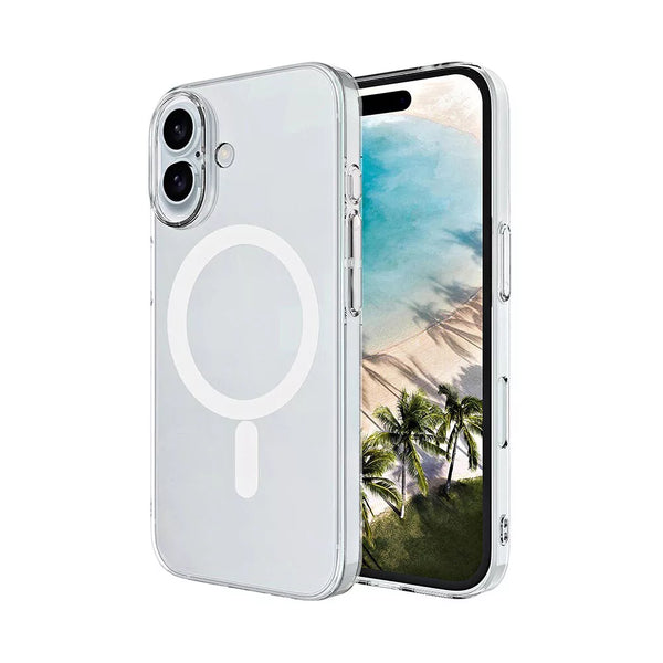 iPhone 16 All Models Magnetic Charging Anti-Shock Shockproof TPU Gel Case