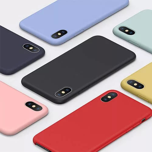 iPhone XR Silicone Liquid Rubber Soft Feel Case