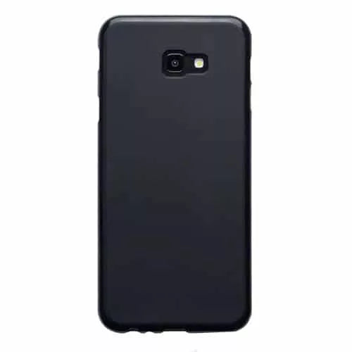 Samsung Galaxy J4 Plus Matte Black Cross Pattern TPU Gel Case