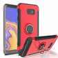 Samsung Galaxy J4 Plus Hybrid Carbon Dual-Layer Armor Case With Magnetic Ring Stand