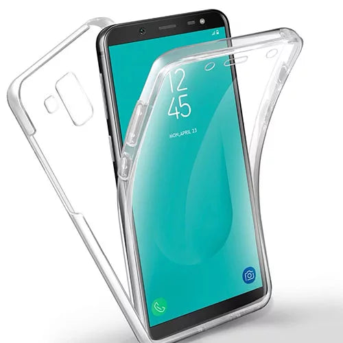 Samsung J600 Galaxy J6 2018 360º PC &amp; TPU Full Case With Protective Screen Cover