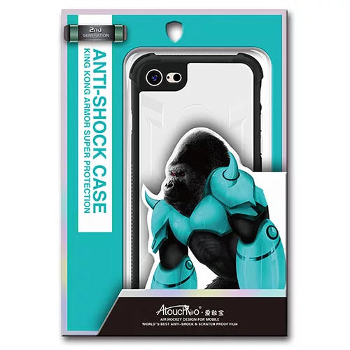 iPhone 6 / 6s King Kong Armor Shockproof Transparent Back Cover