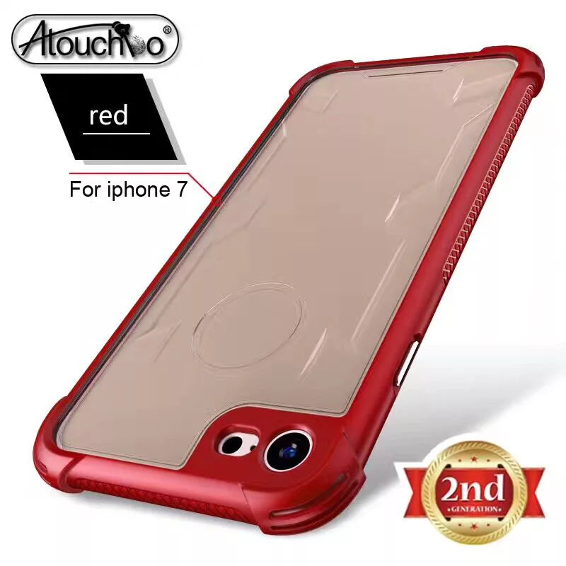 iPhone 7 Plus / 8 Plus King Kong Armor Shockproof Transparent Back Cover