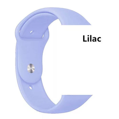 Apple Watch Silicone Sport Strap Band 38mm - 44mm