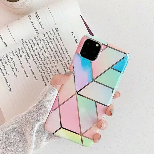 iPhone SE 2020 / 7 / 8 IMD Marble Effect Soft TPU Back Case / Cover