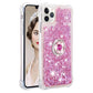 iPhone Liquid Glitter Filled Bling Diamond Ring Stand Case