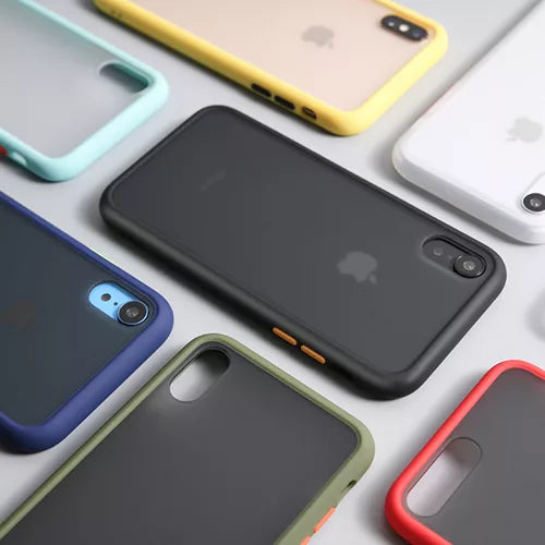 iPhone Frosted Matte Transparent Hard Back Case