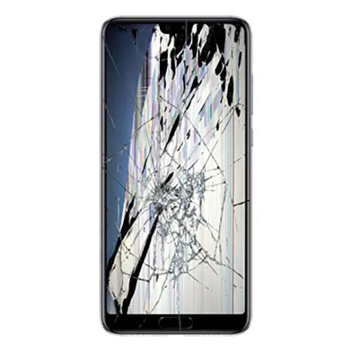 Huawei P20 Pro LCD Screen Touch Digitiser With Frame Battery Repair - Blue