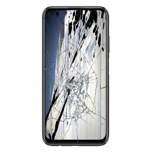 Huawei P40 Lite 5G LCD Screen &amp; Touch Digitiser With Frame &amp; Battery Repair – Silver