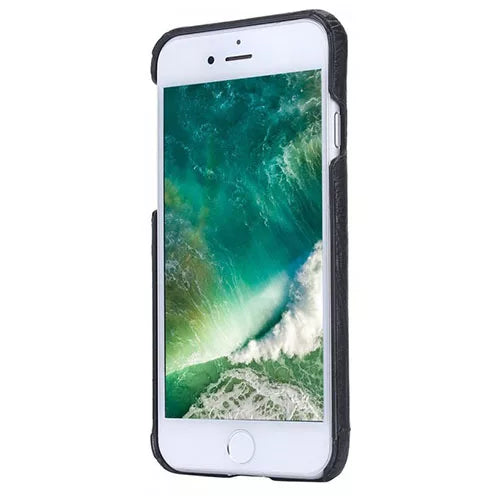 Pierre Cardin Genuine Leather Hard Back Cover / Case - iPhone 7 Plus / 8 Plus