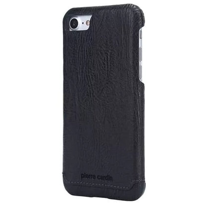 Pierre Cardin Genuine Leather Hard Back Cover / Case - iPhone 7 / 8