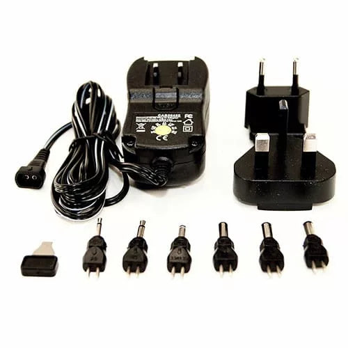 Pifco Universal Mains AC/DC Plug Power Supply Adapter with USB Port 600mAh