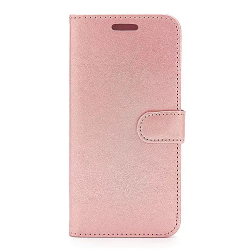 Samsung A515 Galaxy A51 PU Leather Side Opening Wallet Case With Card Slots - Rose Gold
