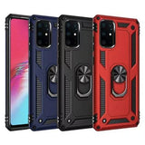 Samsung Galaxy S20 Hybrid Dual-Layer Armour Case With Magnetic Ring Stand