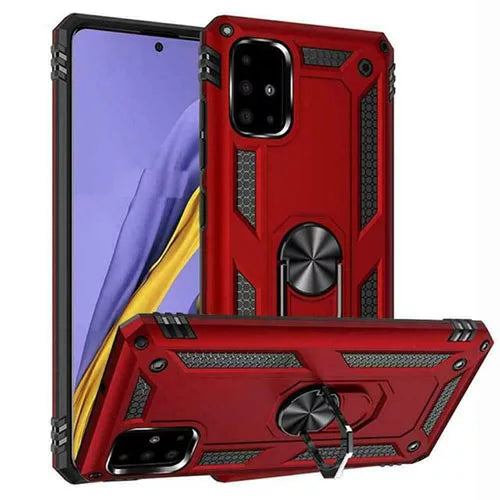 Samsung Galaxy S20 Hybrid Dual-Layer Armour Case With Magnetic Ring Stand