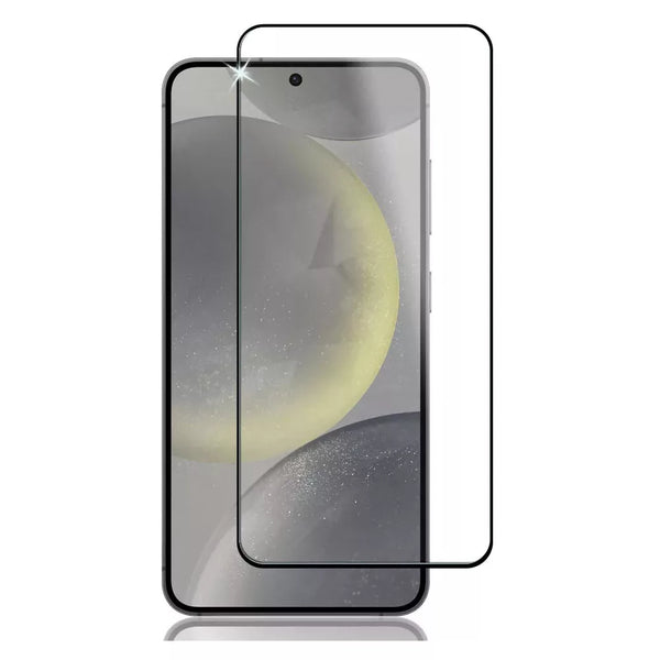 Samsung Galaxy S25 Full Glue Tempered Glass Fingerprint Support Screen Protector
