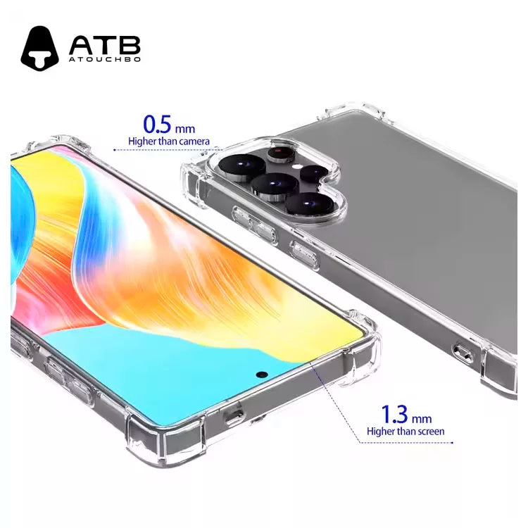 Samsung Galaxy S25 Ultra Genuine Atouchbo Anti-Shock Protective Shockproof TPU Gel Case