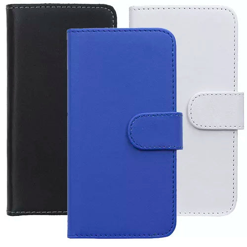 iPhone 5c PU Leather Side Opening Wallet Case With Card Slots