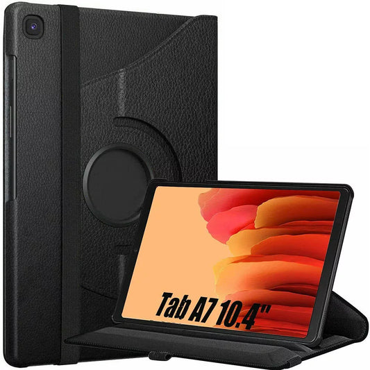 360 Degree Rotating Smart PU Leather Stand Case Cover For Samsung T500 T505 Galaxy Tab A7 10.4