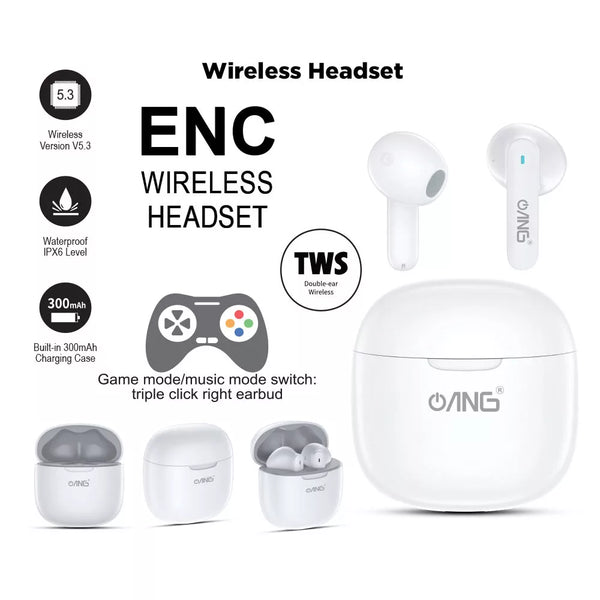 ANG-T68 Noise Cancelling Wireless Earbuds